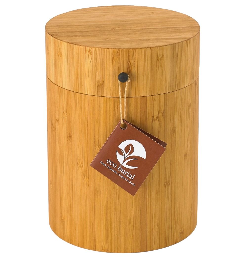 Eco Bamboo Burial Urn. Included for all KORU cremation clients.